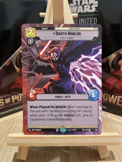 Star Wars Unlimited SOP - Darth Nihilus - Lord Of Hunger Hyperspace L Card 508 - Image 1