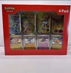 Pokemon 4 Mini Tins + 4 Promo Cards Bundle - 151 SAMS CLUB EXCLUSIVE BOTH SETS - Image 2
