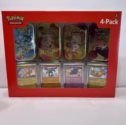 Pokemon 4 Mini Tins + 4 Promo Cards Bundle - 151 SAMS CLUB EXCLUSIVE BOTH SETS - Image 3