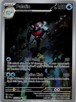 Pokemon Card Palafin 225/091 Paldean Fates - Near Mint - Image 1