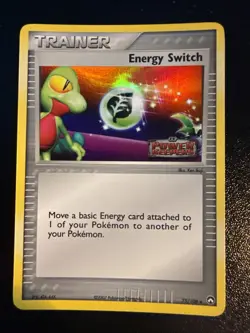Energy Switch EX Power Keepers 75/108 Holo Pokemon Card 2007 Excellent LP - Image 1