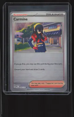Pokemon Prismatic Evolutions #103/131 Carmine Holo Card CHD - Image 1