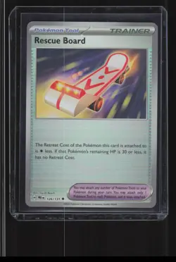 Pokemon Prismatic Evolutions #126/131 Rescue Board Holo Card CHD - Image 1