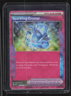 Pokemon Prismatic Evolutions #129/131 Sparkling Crystal Holo Card CHD - Image 1