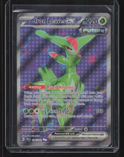 Pokemon TEmporal Forces #186/162 Iron Leaves ex Holo Card CHD - Image 1
