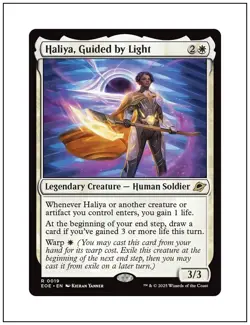 1x Haliya, Guided by Light, Magic the Gathering MTG NM - Image 1