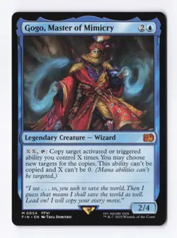 Gogo, Master of Mimicry 0054 (M) MTG Final Fantasy (FIN) (EN) - Image 1