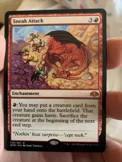 Sneak Attack ~ Dominaria Remastered [ NM ] [ Magic MTG ] - Image 1