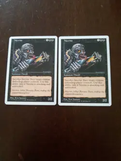 MTG 2 x Necrite - 5th edition - Image 1