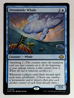 (Normal) Dreamtide Whale (59) Modern Horizons 3 Mtg NM - Image 1