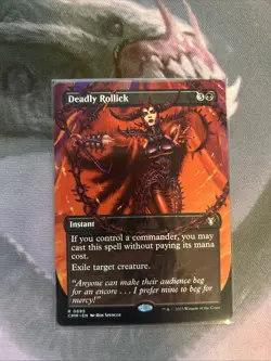 Deadly Rollick (Borderless) Commander Masters Regular - Image 1