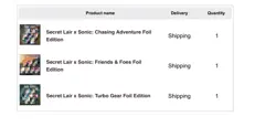 Secret Lair x Sonic the Hedgehog: (Rainbow Foil) Bundle (In Hand) - Image 3