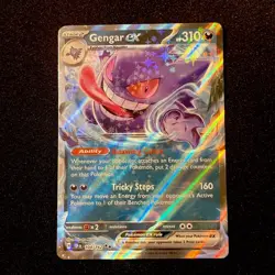 Pokemon TCG Gengar EX Double Rare Temporal Forces 104/162 - Image 1