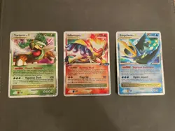 Pokemon Cards: DP Promo Trio set: Infernape, Empoleon Torterra Lv X DP 10 DP 11 - Image 1