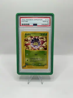 PSA 10 GEM MINT Koffing 114/165 Expedition Pokemon Card E-Reader 2002 - Image 1