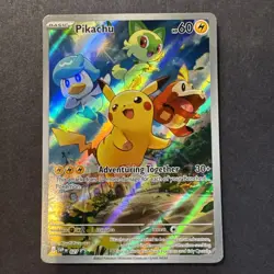 PIKACHU 027 FA holo SV Black Star Promo Pokemon TCG card - Image 2