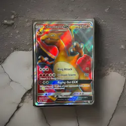 Rare 2017 Pokemon Charizard GX #SM60 Full Art Holo Black Star Promo - Image 2