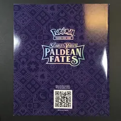 Pokemon TCG Scarlet & Violet Paldean Fates ETB Player's Guide Checklist Book - Image 2