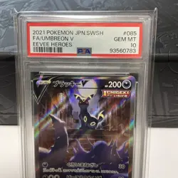 PSA 10 Umbreon V Alt SR 085/069 s6a Eevee Heroes Pokemon Cards Japanese - Image 2
