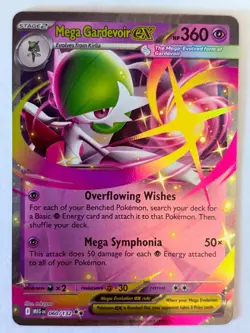 Mega Gardevoir ex 60/132 Double Rare Mega Evolution English Pokemon TCG - Image 1