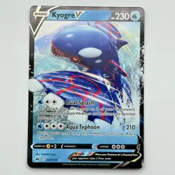 Pokemon TCG - Crown Zenith - Kyogre V - Holo Ultra Rare - 37/159 NM/M 2023 - Image 1