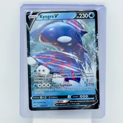 Pokemon TCG - Crown Zenith - Kyogre V - Holo Ultra Rare - 37/159 NM/M 2023 - Image 3
