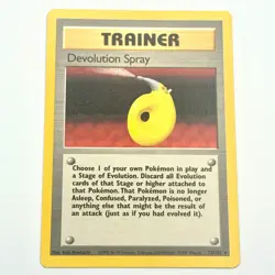 Devolution Spray 72/102 Rare Base Set Trainer Vintage Pokemon Unlimited - NM - Image 1