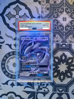 2018 POKEMON SUN & MOON LOST THUNDER #159 LUGIA GX PSA 10 GEM MINT #159 - Image 2