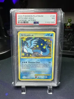 2009 Articuno 148/147 Holo Supreme Victors Pokemon Platinum PSA 7 - Image 1