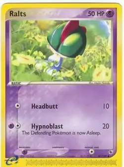 Ralts 67/109 Ruby & Sapphire Heavy Play Pokemon DNA GAMES - Image 1
