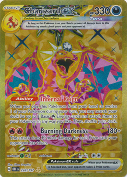 Pokemon TCG Charizard ex 228/197 Gold Ultra Rare Obsidian Flames NM/M - Image 1