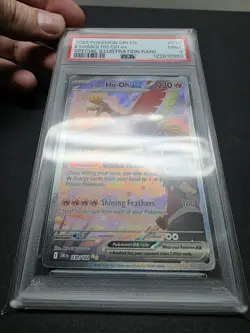 2025 POKEMON DRI EN-DESTINED RIVALS #230 ETHAN'S HO-OH EX PSA 9 - Image 4