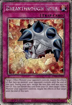 Breakthrough Skill - Platinum Secret Rare 1st Edition RA04-EN202 - NM - YuGiOh - Image 1