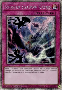 Sinister Shadow Games - Platinum Secret Rare 1st Ed. RA04-EN232 - NM - YuGiOh - Image 1