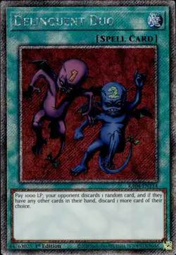 Delinquent Duo - Platinum Secret Rare 1st Edition RA04-EN114 - NM - YuGiOh - Image 1