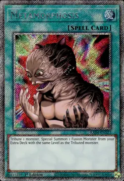 Metamorphosis - Platinum Secret Rare 1st Edition RA04-EN123 - NM - YuGiOh - Image 1