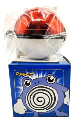 Vintage Sealed Pokemon Poliwhirl 23K Gold-Plated Trading Card With Red Pokeball - Image 1
