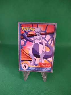 Nidoking 34 Poke Trivia Pokemon Card Mewtwo Strikes Back 1998 LP - Image 2