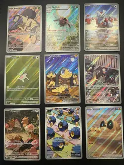 Pokemon TCG Illustration Rare Lot of 18 Cards - Various S&V Sets - Image 1