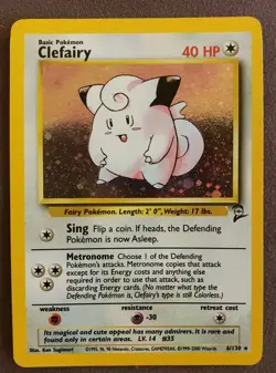 Pokemon Cards Lot Of 4. Holo Rare Clefairy, Clefable, Scyther, Vaporeon - Image 3