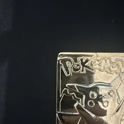 1999 Burger King Pikachu Pokemon Gold Card With Certificate 23k Plated - Image 3