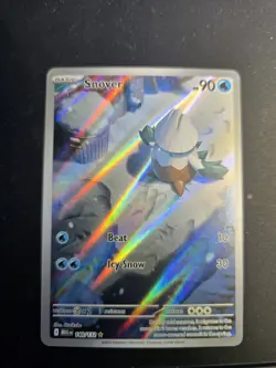 Pokemon TCG Snover 140/132 Me01: Mega Evolution Full Art Holo Card NM 2025 - Image 1