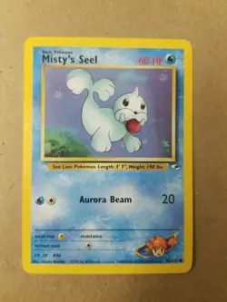 MISTY’S SEEL 88/132 - Gym Heroes Set - VINTAGE WOTC Pokemon Card - NM/LP - Image 1