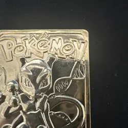 1999 Burger King Mewtwo Pokemon Gold Card With Certificate 23k Plated - Image 3