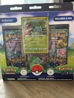 Pokemon Go Blister Pack Factory Sealed Promo Card and Pin Set Pokemon TCG New - Image 1