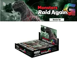 Godzilla Card Game Monsters Raid Again (BP02) Booster Box - with 8 PROMO PACKS - Image 1