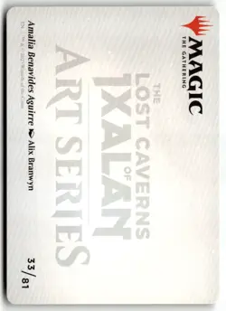 MTG - Amalia Benavides Aguirre Art Card (/81) (Gold-Stamped Signature) 33 Near M - Image 2