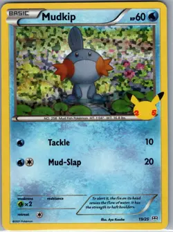 Mudkip - 19/25 Holo McDonald's 25th Anniversary Promos - Pokemon Card - NM - Image 1