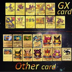 55 PCS Gold Foil Vmax GX Rare Cards Pack Deck Box Collectors and Kids TCG Cards - Image 3