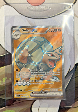 Golem ex 189/165 Sv: Scarlet & Violet 151 Holo Pokemon Card Fighting Type - Image 1